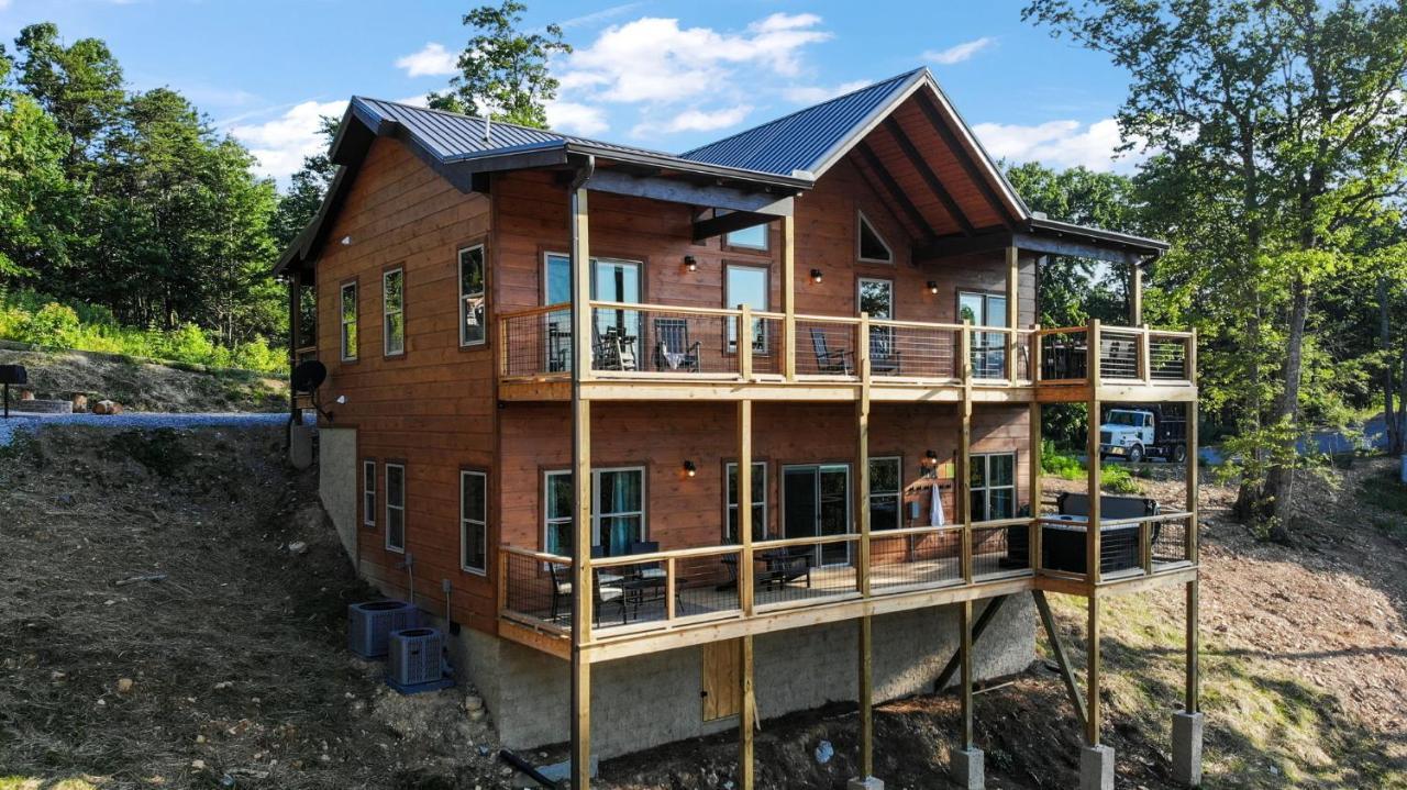 New / 3 King Suites / Sleeps12 / View / 5 Mi To Pf / Hot Tub Sevierville Luaran gambar