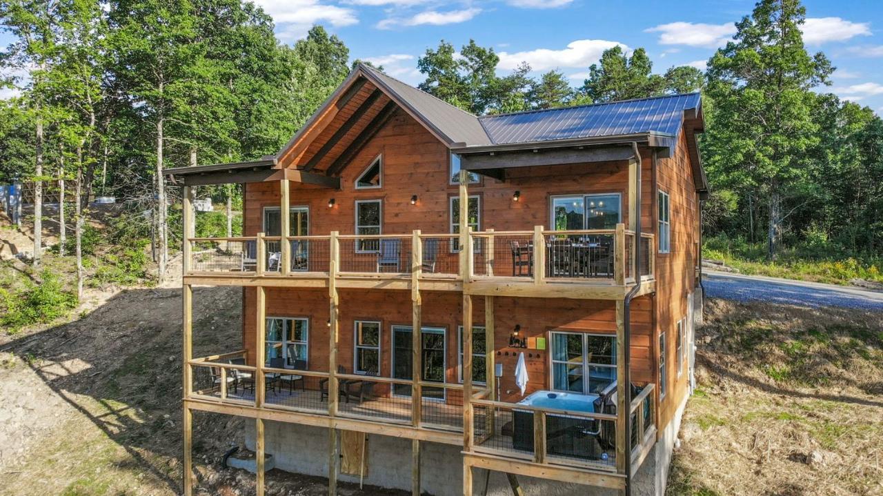 New / 3 King Suites / Sleeps12 / View / 5 Mi To Pf / Hot Tub Sevierville Luaran gambar