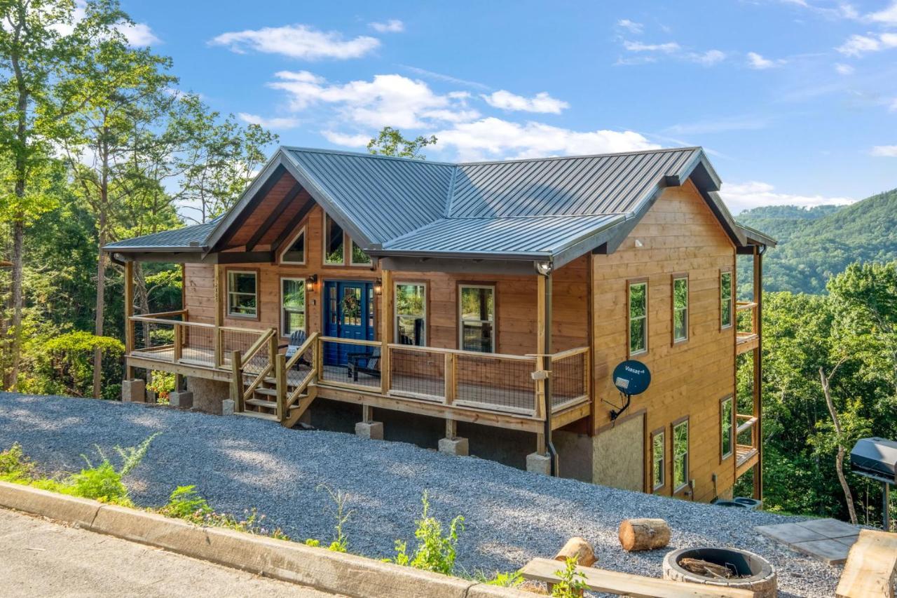 New / 3 King Suites / Sleeps12 / View / 5 Mi To Pf / Hot Tub Sevierville Luaran gambar